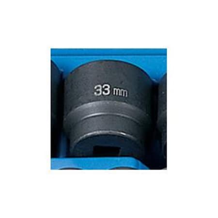 Light House Beauty 50in. Drive Standard Metric Impact Socket - 33mm LI3536171